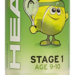 HEAD STAGE 1 GREEN 3 BALL POLYBAG ΜΠΑΛΛΑΚΙΑ TENNIS