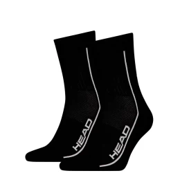 SOCKS TENNIS 2P PERFORMANCE SHORT CREW BLACK TENNIS HEAD (Thumb 1)