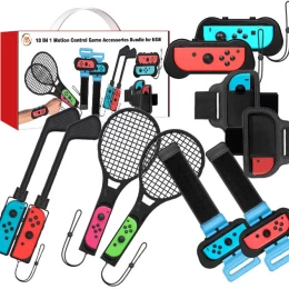  JYS NS215 Sports Bundle για Nintendo Switch 10 σε 1 (Armband/Τέννις/Γκολφ/Handle Grip/Leg (Thumb 1)