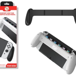  JYS NS217 Handle Grip Χειρολαβή για Nintendo Switch OLED(ΜΑΥΡΟ) (Thumb 1)