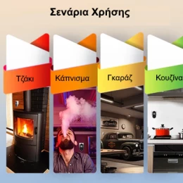  Ανιχνευτής Μονοξειδίου Άνθρακα Plug-In 3-σε-1 με Οθόνη HD (Thumb 3)
