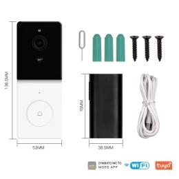  MOES Smart WiFi Video Doorbell Camera με 2-Way Audio & Νυχτερινή Λήψη (Thumb 4)