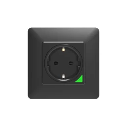  MOES WK-Y-EU-WH-MS Smart WiFi Χωνευτή Πρίζα Τοίχου (16Α) Μαύρη (Thumb 1)