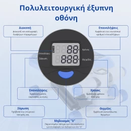  COOWOO CardioRise Stepper με Λάστιχα Εκγύμνασης & Οθόνη - Μπλε (Thumb 5)