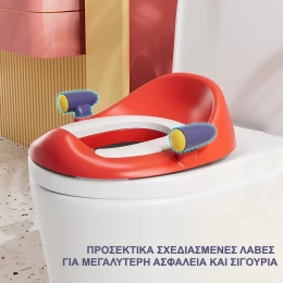  Giggles & Co. Παιδικό Γιογιό Αυτοκινητάκι 3-σε-1 με Καπάκι για Εκπαίδευση Τουαλέτας Κόκκι (Thumb 4)