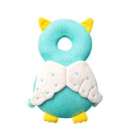   Giggles and Co. Προστατευτικό Μαξιλάρι Κεφαλιού Μωρού Green Owl Mesh (5 έως 48 μηνών) (Thumb 1)
