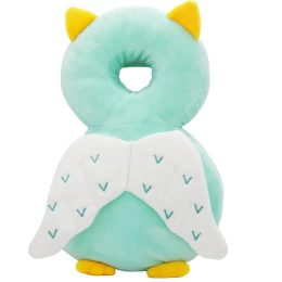  Giggles and Co. Προστατευτικό Μαξιλάρι Κεφαλιού Μωρού Green Owl Velvet (5 έως 48 μηνών) (Thumb 1)