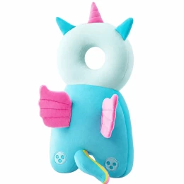  Giggles and Co. Προστατευτικό Μαξιλάρι Κεφαλιού Μωρού Blue Unicorn Velvet (5 έως 48 μηνών (Thumb 1)