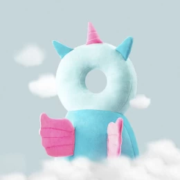  Giggles and Co. Προστατευτικό Μαξιλάρι Κεφαλιού Μωρού Blue Unicorn Velvet (5 έως 48 μηνών (Thumb 2)