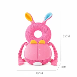  Giggles and Co. Προστατευτικό Μαξιλάρι Κεφαλιού Μωρού Pink Bunny Mesh (5 έως 48 μηνών) (Thumb 3)