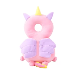  Giggles and Co. Προστατευτικό Μαξιλάρι Κεφαλιού Μωρού Pink Unicorn Velvet (5 έως 48 μηνών (Thumb 1)