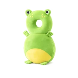  Giggles and Co. Προστατευτικό Μαξιλάρι Κεφαλιού Μωρού Green Frog Velvet (5 έως 48 μηνών) (Thumb 1)