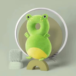  Giggles and Co. Προστατευτικό Μαξιλάρι Κεφαλιού Μωρού Green Frog Velvet (5 έως 48 μηνών) (Thumb 2)