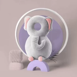  Giggles and Co. Προστατευτικό Μαξιλάρι Κεφαλιού Μωρού Gray Elephant Velvet (5 έως 48 μηνώ (Thumb 2)