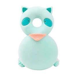  Giggles and Co. Προστατευτικό Μαξιλάρι Κεφαλιού Μωρού Green Cat Velvet (5 έως 48 μηνών) (Thumb 1)