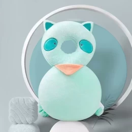  Giggles and Co. Προστατευτικό Μαξιλάρι Κεφαλιού Μωρού Green Cat Velvet (5 έως 48 μηνών) (Thumb 2)