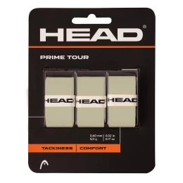 PRIME TOUR REGULAR 3X GR GREY OVERGRIP TENNIS HEAD