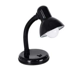 Flexi Desk Black - Επιτραπέζιο Μονόφωτο E27 Μοντέρνο Μέταλλο Μαύρο Καμπάνα - Μ12 x Π12 x Υ (Thumb 1)