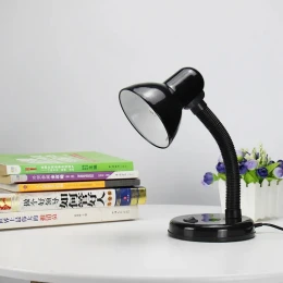 Flexi Desk Black - Επιτραπέζιο Μονόφωτο E27 Μοντέρνο Μέταλλο Μαύρο Καμπάνα - Μ12 x Π12 x Υ (Thumb 8)