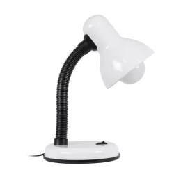 Flexi Desk White - Επιτραπέζιο Μονόφωτο E27 Μοντέρνο Μέταλλο Λευκό Καμπάνα - Μ12 x Π12 x Υ (Thumb 2)