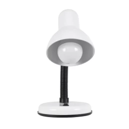 Flexi Desk White - Επιτραπέζιο Μονόφωτο E27 Μοντέρνο Μέταλλο Λευκό Καμπάνα - Μ12 x Π12 x Υ (Thumb 3)