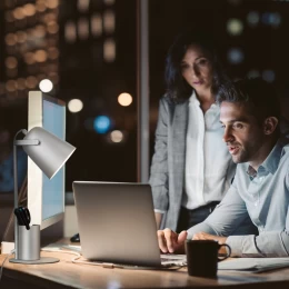 Focus Desk White - Επιτραπέζιο Μονόφωτο E27 Μοντέρνο Μέταλλο Λευκό Καμπάνα - Μ12 x Π15 x Υ (Thumb 10)
