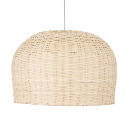 Summer Breeze - Κρεμαστό Μονόφωτο E27 Boho Rattan Φυσικό Καμπάνα - Μ50 x Π50 x Y34cm (Thumb 2)