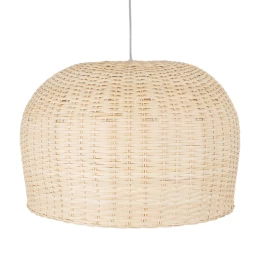 Summer Breeze - Κρεμαστό Μονόφωτο E27 Boho Rattan Φυσικό Καμπάνα - Μ50 x Π50 x Y34cm (Thumb 3)