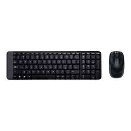 Logitech MK220 - Ασύρματο Σετ Πληκτρολόγιο & Ποντίκι USB - Αγγλικό US - Μαύρο (Thumb 3)