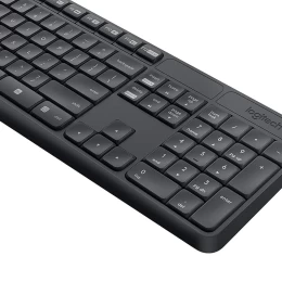 Logitech MK235 - Ασύρματο Σετ Πληκτρολόγιο & Ποντίκι USB - Αγγλικό US - Μαύρο (Thumb 7)
