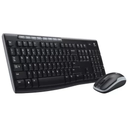 Logitech MK270 - Ασύρματο Σετ Πληκτρολόγιο & Ποντίκι USB - Αγγλικό US - Μαύρο (Thumb 2)