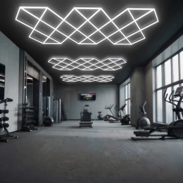 LumenWeave - Διακοσμητικό LED Φωτιστικό Πάνελ Οροφής Πολυγωνικού Σχεδιασμού με Εσωτερικά Μ (Thumb 8)