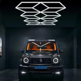 GeoGlow - Διακοσμητικό LED Φωτιστικό Πάνελ Οροφής Πολυγωνικού Σχεδιασμού με Εσωτερικά Μοτί (Thumb 4)