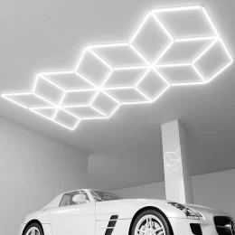 GeoGlow - Διακοσμητικό LED Φωτιστικό Πάνελ Οροφής Πολυγωνικού Σχεδιασμού με Εσωτερικά Μοτί (Thumb 9)