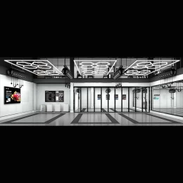 GridAura - Διακοσμητικό LED Φωτιστικό Πάνελ Οροφής Πολυγωνικού Σχεδιασμού με Εσωτερικά Μοτ (Thumb 5)