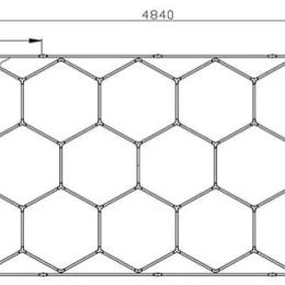 LineaForm - Διακοσμητικό LED Φωτιστικό Πάνελ Οροφής Πολυγωνικού Σχεδιασμού με Εσωτερικά Μο (Thumb 11)