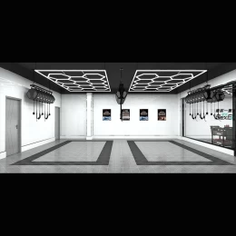 ModuShine - Διακοσμητικό LED Φωτιστικό Πάνελ Οροφής Πολυγωνικού Σχεδιασμού με Εσωτερικά Μο (Thumb 3)