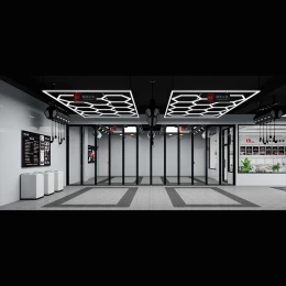 ModuShine - Διακοσμητικό LED Φωτιστικό Πάνελ Οροφής Πολυγωνικού Σχεδιασμού με Εσωτερικά Μο (Thumb 5)