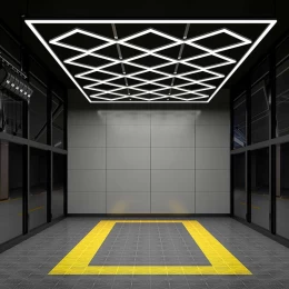 OptiMesh - Διακοσμητικό LED Φωτιστικό Πάνελ Οροφής Πολυγωνικού Σχεδιασμού με Εσωτερικά Μοτ (Thumb 10)