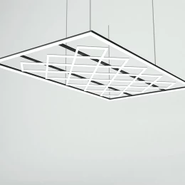 OptiMesh - Διακοσμητικό LED Φωτιστικό Πάνελ Οροφής Πολυγωνικού Σχεδιασμού με Εσωτερικά Μοτ (Thumb 5)