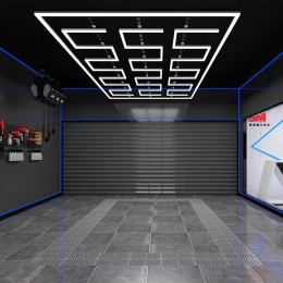 ZenithTrace - Διακοσμητικό LED Φωτιστικό Πάνελ Οροφής Πολυγωνικού Σχεδιασμού με Εσωτερικά  (Thumb 7)