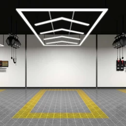 QuadraGlow - Διακοσμητικό LED Φωτιστικό Πάνελ Οροφής Πολυγωνικού Σχεδιασμού με Εσωτερικά Μ (Thumb 8)