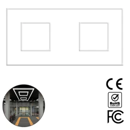 IllumaNet - Διακοσμητικό LED Φωτιστικό Πάνελ Οροφής Πολυγωνικού Σχεδιασμού με Εσωτερικά Μο (Thumb 1)