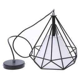 VenCore Poligon 6089-10003 - Φωτιστικό Οροφής Μονόφωτο Κρεμαστό Μαύρο Μεταλλικό και Λευκό  (Thumb 5)