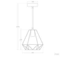 VenCore Prism 6089-10005 - Φωτιστικό Οροφής Μονόφωτο Κρεμαστό Μαύρο Μεταλλικό - Μοντέρνο Σ (Thumb 7)