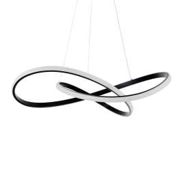 VenCore Infinity 6089-20001 - Μοντέρνο Κρεμαστό Φωτιστικό Οροφής LED 72W Μαύρο Αλουμίνιο Φ (Thumb 2)