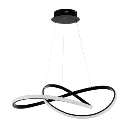 VenCore Infinity 6089-20001 - Μοντέρνο Κρεμαστό Φωτιστικό Οροφής LED 72W Μαύρο Αλουμίνιο Φ (Thumb 3)