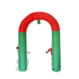 VenCore 8979-10001 - Santa Claus With Snowman Balloon 2.4m - Χριστουγεννιάτικη Φιγούρα Φου (Thumb 5)