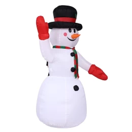 VenCore 8979-10003 - Snowman 2.4m - Χριστουγεννιάτικη Φιγούρα Φουσκωτή Χιονάνθρωπος Εξωτερ (Thumb 2)
