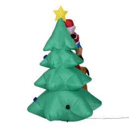 VenCore 8979-10004 - Santa Claus With Dog and Tree 1.8m - Χριστουγεννιάτικη Φιγούρα Φουσκω (Thumb 3)